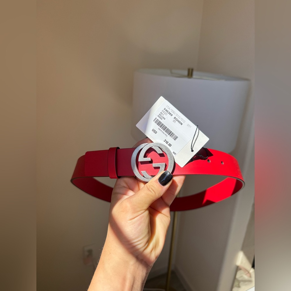 Gucci leather belt 95 cm
